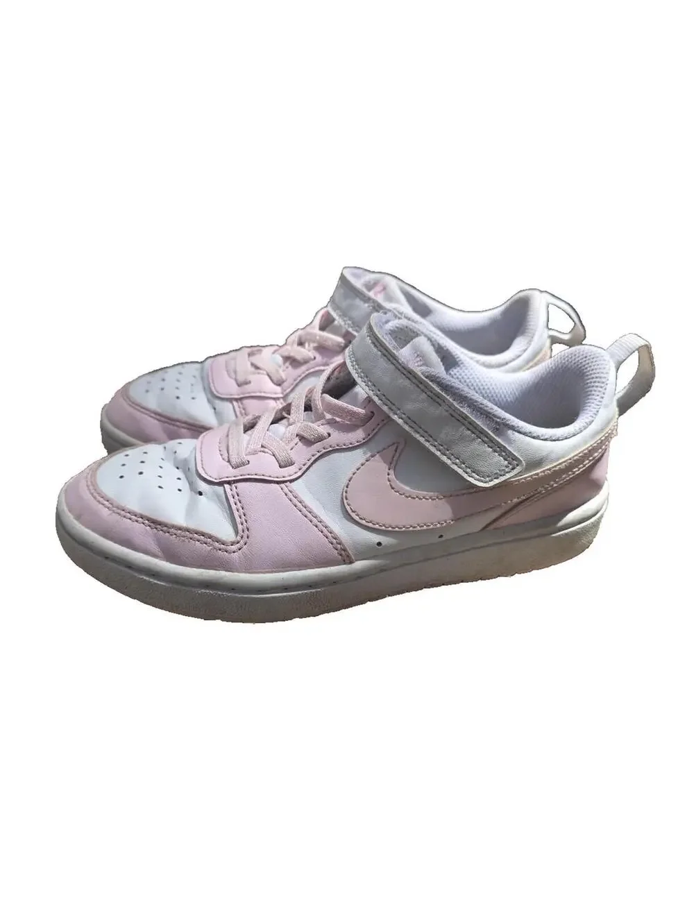Nike Girls Court Borough Recraft Low Top Sneaker Pink Size 1